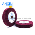 Wooden Arbor Non Woven Wire Drawing Wheel for Pulling